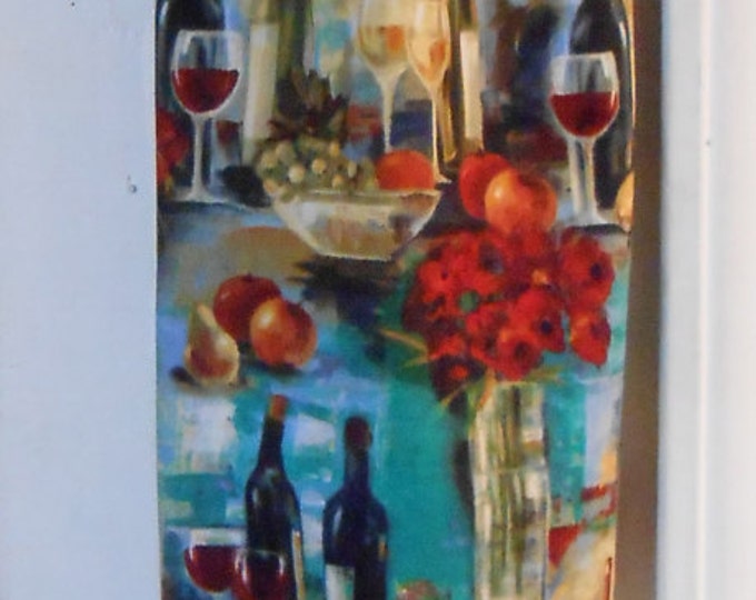 305# Plastic Grocery Bag Holder Wine Kitchen  plastic bag holder