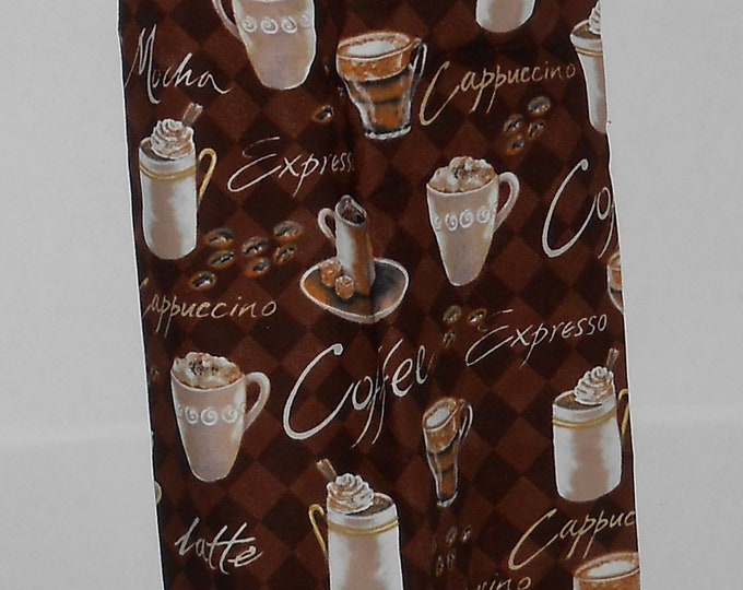 46# Plastic Grocery Bag Holder Cappuccino Coffee Kitchen Plastic Bag Holder