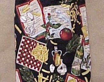 142# Pasta Theme Plastic Grocery Bag Holder