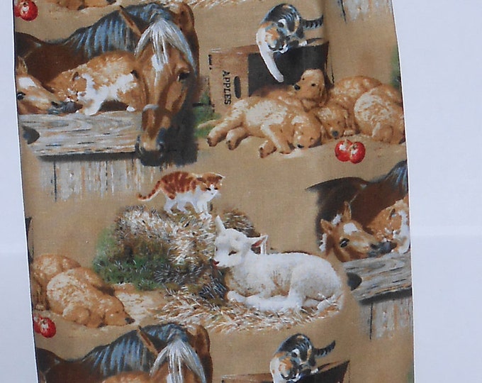 276# Plastic Grocery Bag Holder  Farm Baby Animals plastic bag holder