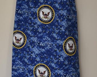 Navy 115# Plastic Grocery Bag Holder Military Patriotic plastic bag holder