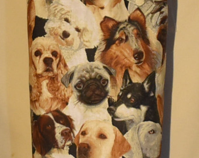 210# Mixed Dog Breed Plastic Bag Holder Grocery Bag Holder