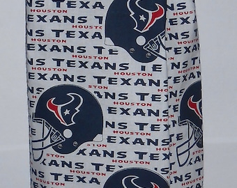 126# Houston Texas Texans Plastic Grocery Bag Holder  NFL plastic bag holder