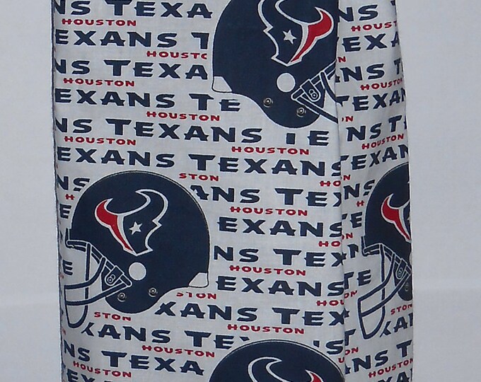 126# Houston Texas Texans Plastic Grocery Bag Holder  NFL plastic bag holder