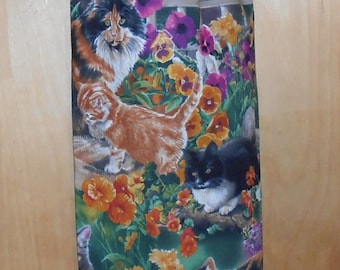 79# Plastic Grocery Bag Holder Calico Cats Plastic Bag Holder