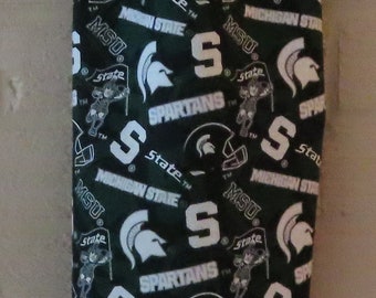 16# Michigan State Spartans Plastic Grocery Bag Holder Football plastic bag holder