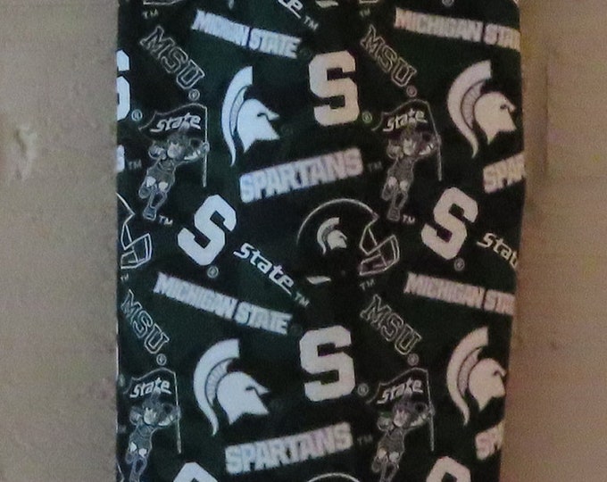 16# Michigan State Spartans Plastic Grocery Bag Holder Football plastic bag holder