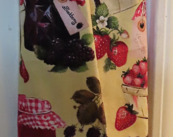 412# Plastic Grocery Bag Holder Strawberry Blackberry Jams  plastic bag holder