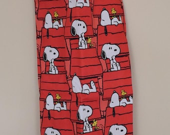 222# Snoopy and Woodstock Plastic Grocery bag Holder
