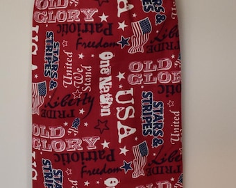 Americana 246# Patriotic Old Glory Plastic Grocery Bag Holder USA Plastic Bag Holder