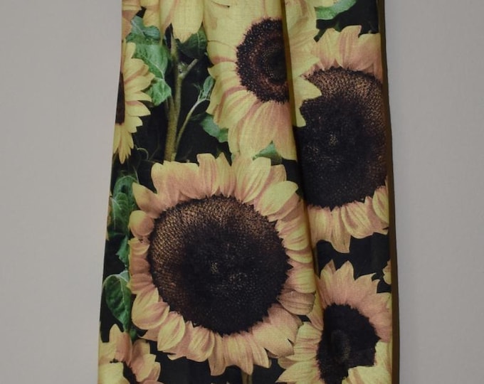 Sun Flowers 57# Plastic Grocery Bag Holder Floral  Fall Bright Plastic Bag Holder