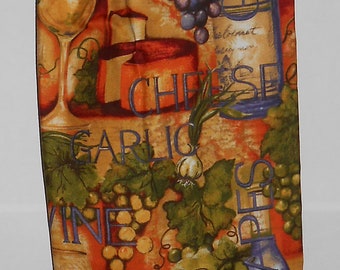 273# Plastic Grocery Bag Holder  Wine and Cheese plastic bag holder