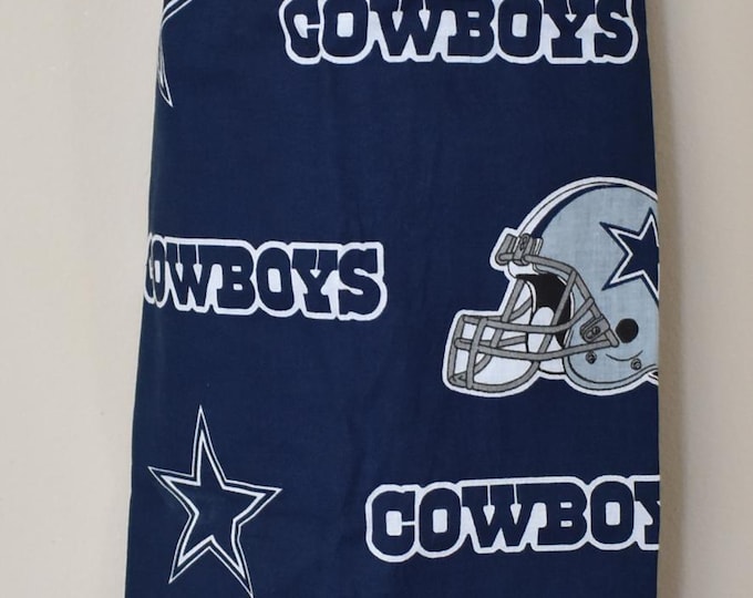 438# Plastic Grocery Bag Holder Dallas Cowboys NFL Football plastic bag holder