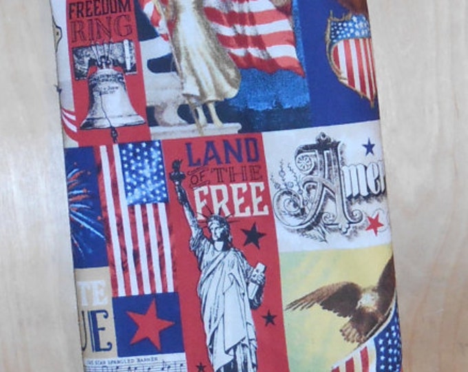 371# Plastic Grocery Bag Holder Americana USA Old Glory Plastic Bag Holder
