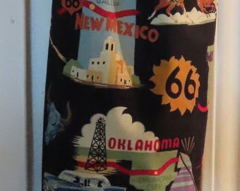 418# Plastic Grocery Bag Holder Route 66  Nostalgic plastic bag holder