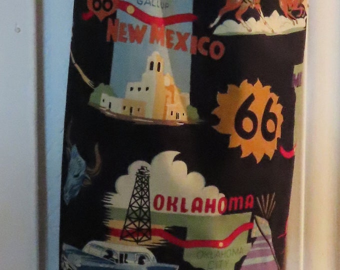 418# Plastic Grocery Bag Holder Route 66  Nostalgic plastic bag holder