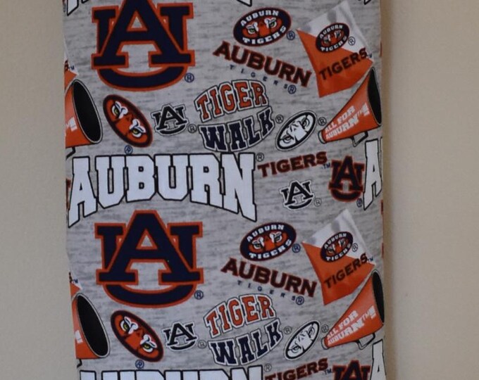 470# Auburn University Plastic Grocery Bag Holder Football plastic bag holder
