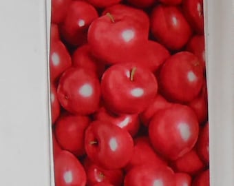 Apples 41# Plastic Grocery Bag Holder  Red Fruit Kitchen Plastic Bag Holder