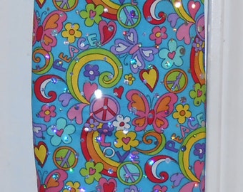 345# Plastic Grocery Bag Holder  Peace and Love Plastic Bag Holder