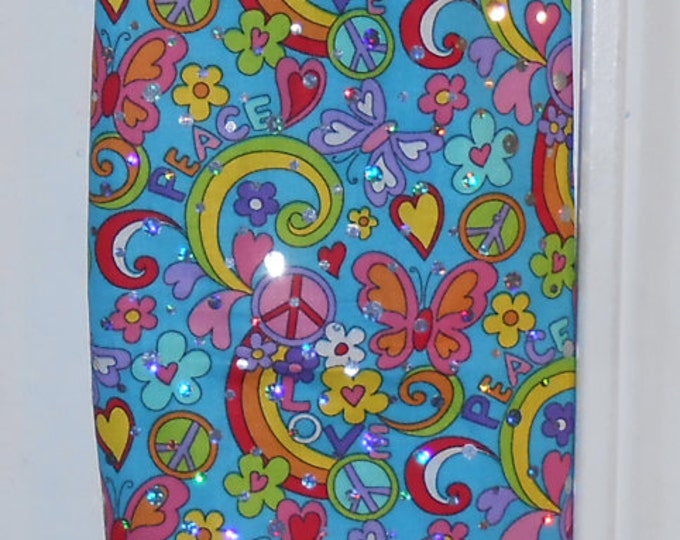 345# Plastic Grocery Bag Holder  Peace and Love Plastic Bag Holder