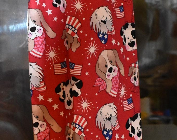 Dogs 240# Patriotic Plastic Grocery Bag Holder Dogs Plastic Bag Holder