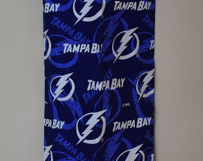 139# Tampa Bay Lightening Plastic Grocery Bag Holder  NHL plastic bag holder