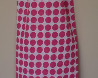 Dots 407# Plastic Grocery Bag Holder Pink Kitchen plastic bag holder
