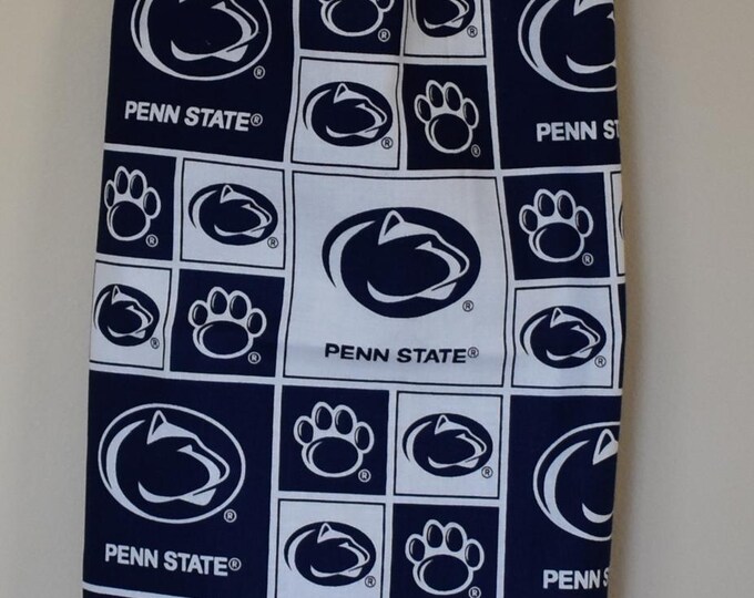 127# Penn State University Plastic Grocery Bag Holder Football plastic bag holder