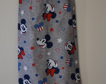 Mickey Mouse 293# Patriotic Plastic Grocery Bag Holder Disney Americana Plastic Bag Holder