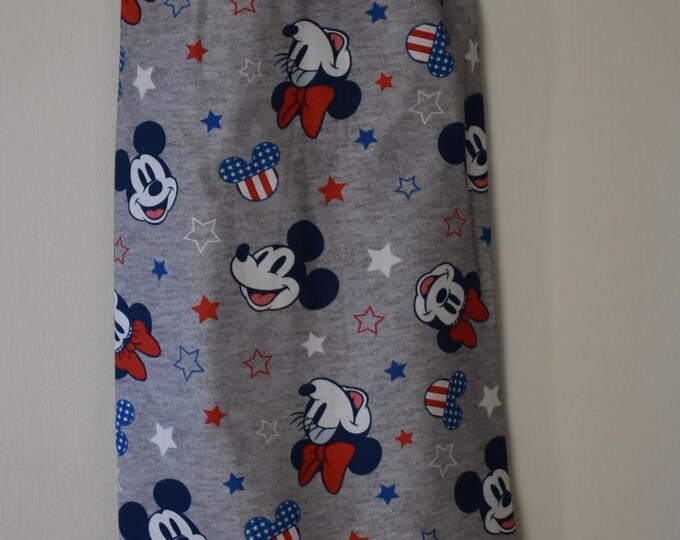 Mickey Mouse 293# Patriotic Plastic Grocery Bag Holder Disney Americana Plastic Bag Holder