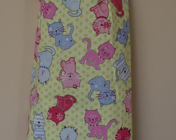 Cats 56# Cartoon Plastic Grocery Bag Holder , Kitchen, Kids Room, Plastic Bag Holder