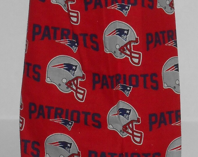 298# Plastic Grocery Bag Holder New England Patriots NFL Football plastic bag holder