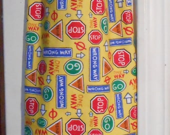 395# Plastic Grocery Bag Holder  Road Signs Kitchen Bar School plastic bag holder