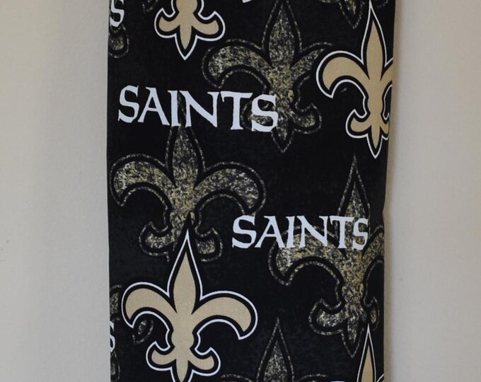 477# New Orleans Saints Plastic Grocery Bag Holder NFL Football plastic bag holder