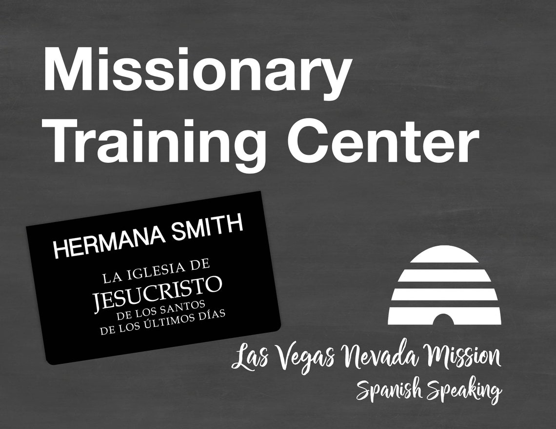 SPANISH Home MTC Sign Custom Missionary Name Tag Mission | Etsy