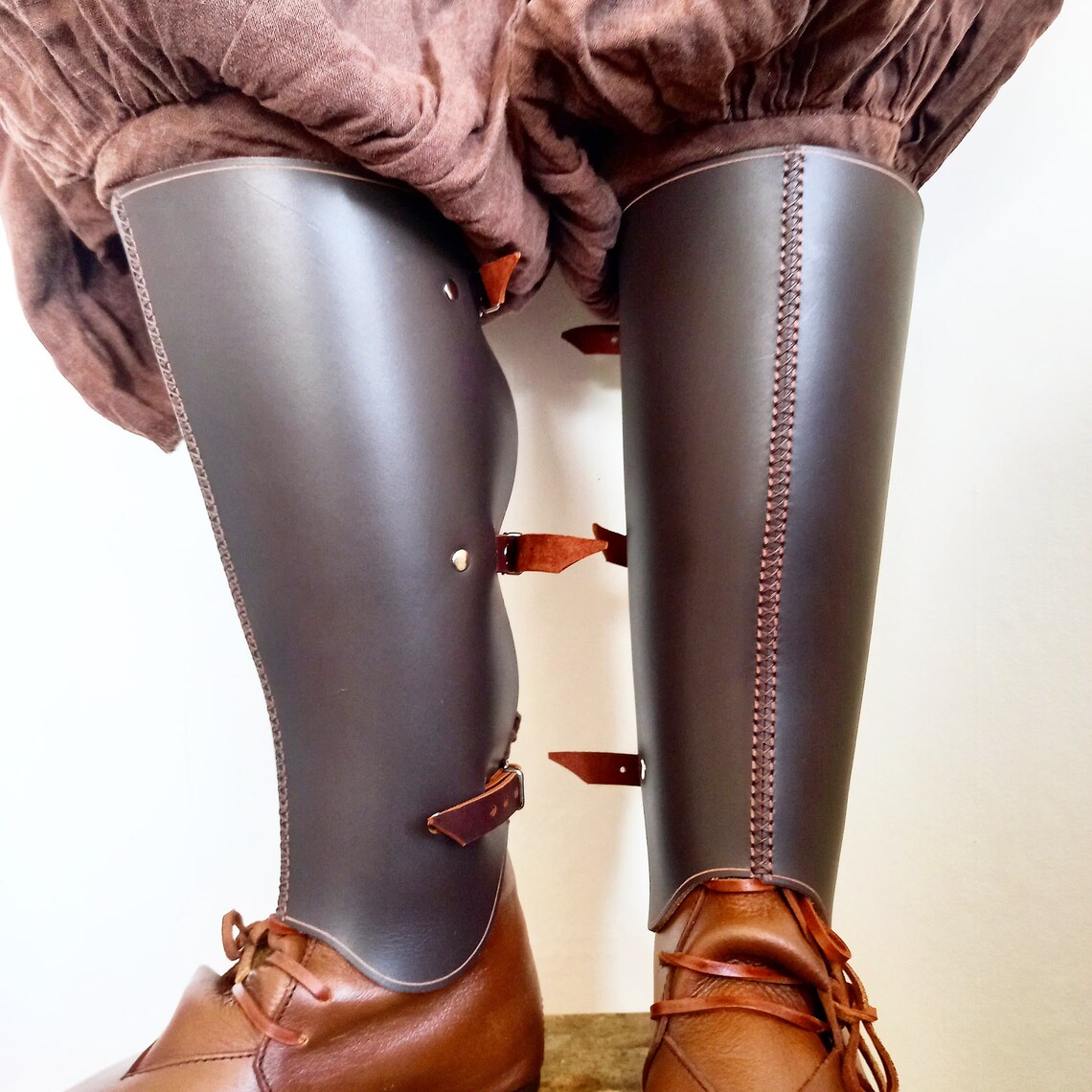 Greaves Patterns 'sigismund' Leather LARP Armor Etsy