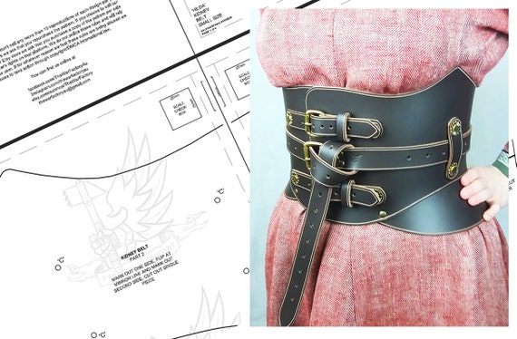 Stylish Leather Waist Cincher for Armor Projects