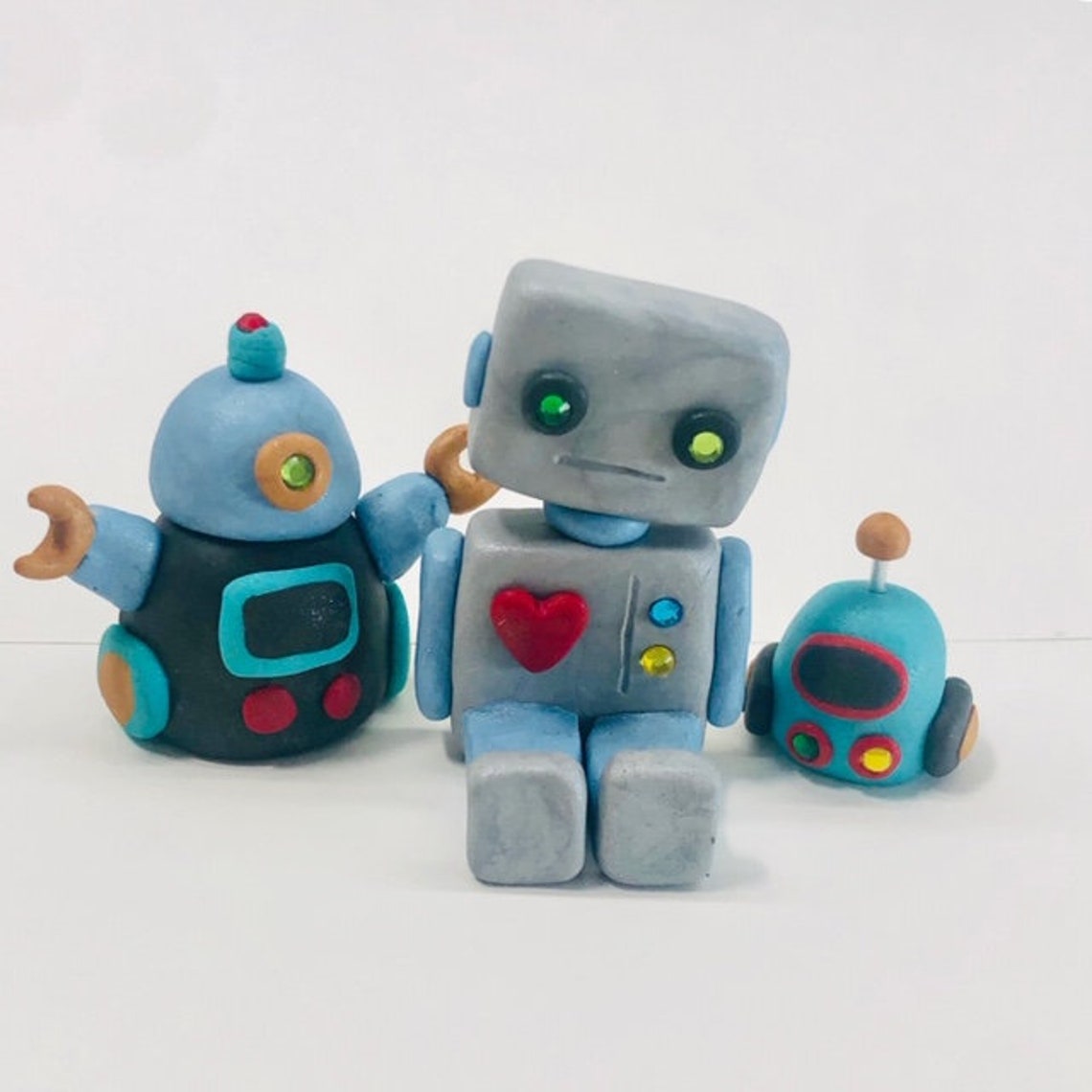 ROBOT Clay Kit Kids Birthday Gift Art Kit FREE SHIPPING Etsy ROBOT Clay Kit Kids Birthday Gift Art Kit FREE SHIPPING Etsy