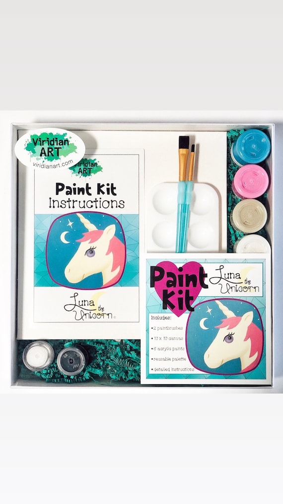 Rainbow Unicorn Paint-By-Number Masterpiece Kit at Lakeshore Learning