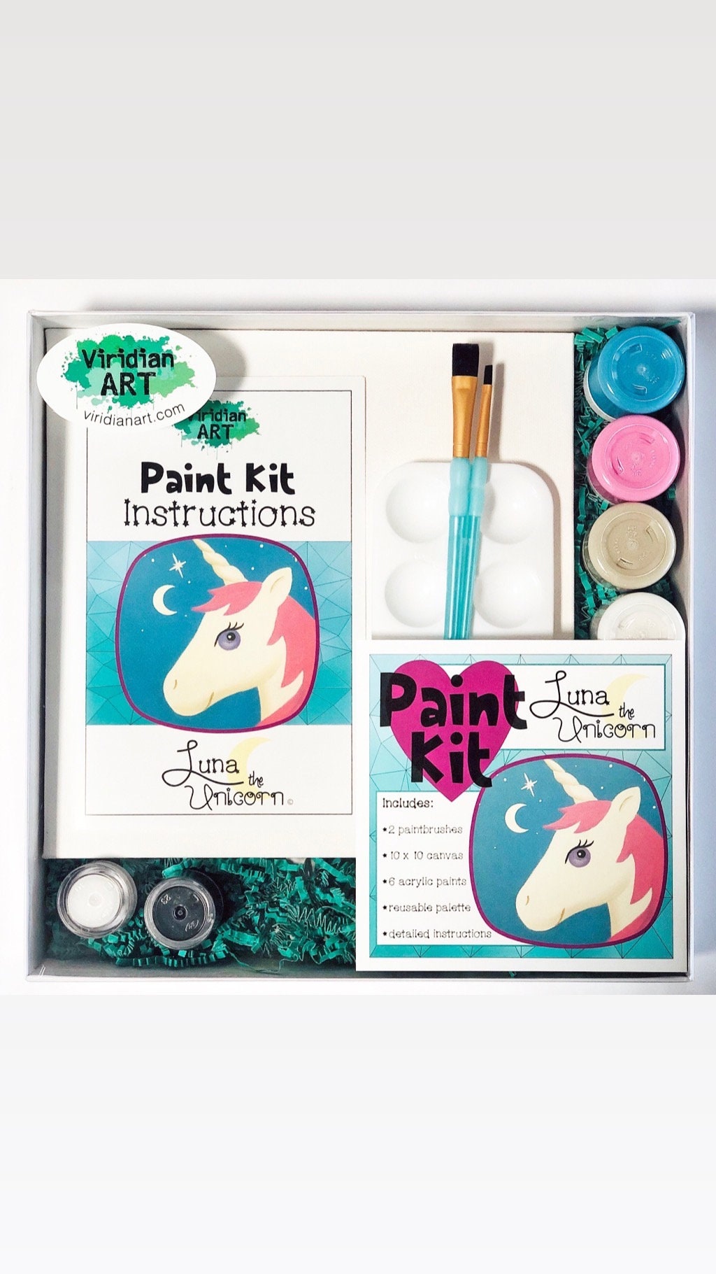  dededa DIY Unicorn Pigment Pouring Kit,Arts and Crafts