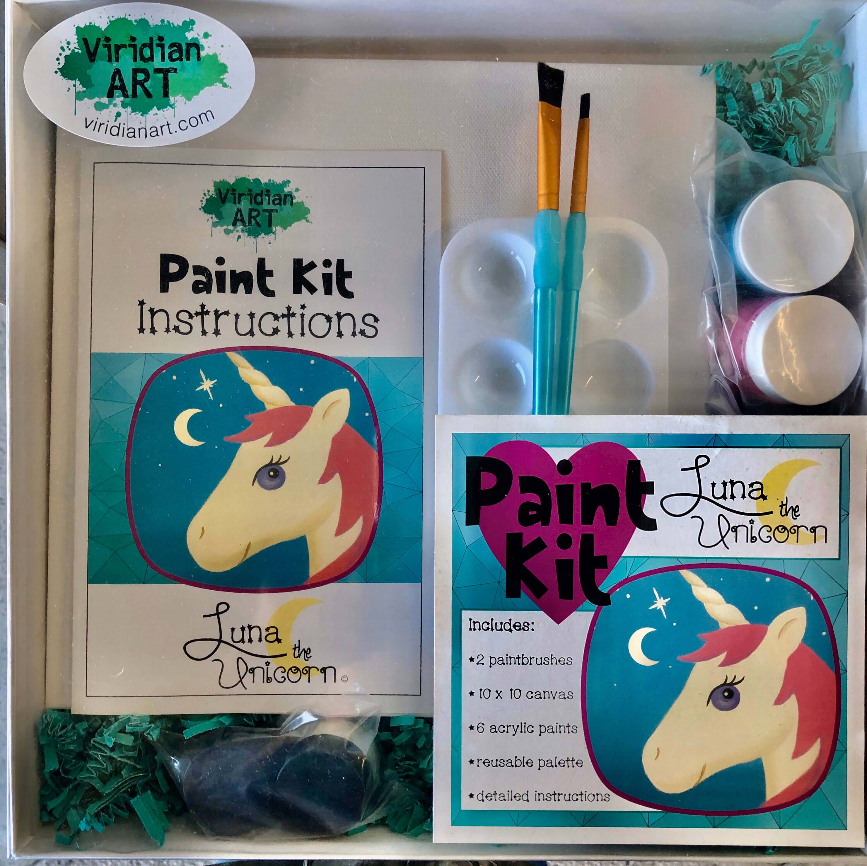  dededa DIY Unicorn Pigment Pouring Kit,Arts and Crafts