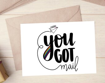 Nail Mail Card- Send the Gift of Pretty Nails! Printable- Marketing- Hostess Gift