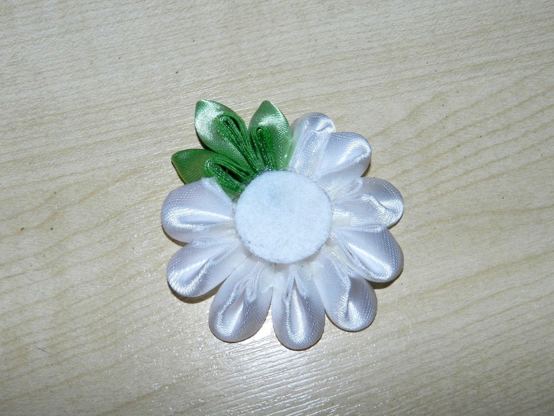Kanzashi Flower PDF Tutorial_satin Ribbon_fabric Flower Etsy
