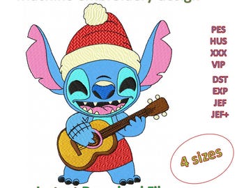 Merry Stichmas machine embroidery designs, instant download files,  4 sizes