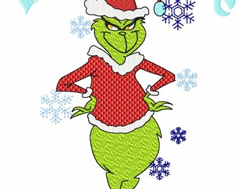 Merry Christmas Olaf Embroidery Design: 4 Sizes (Digital Download, Machine File)