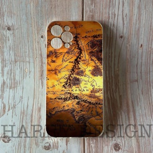 Kaart van The Lord of the Ring iPhone 15 14 13 12 11 pro max Xs Xr SE Samsung Galaxy S24 Ultra S23 S22 s21 S20 fe S10 plus Note 20 10 9 8 hoesje