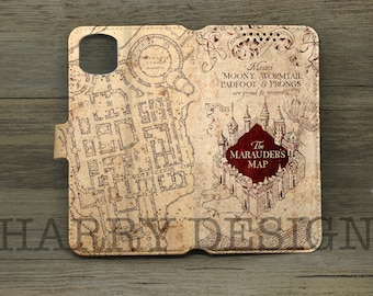 Bioworld Merchandising Independent Sales Harry Potter Marauders Map Travel Passport Wallet Standard 