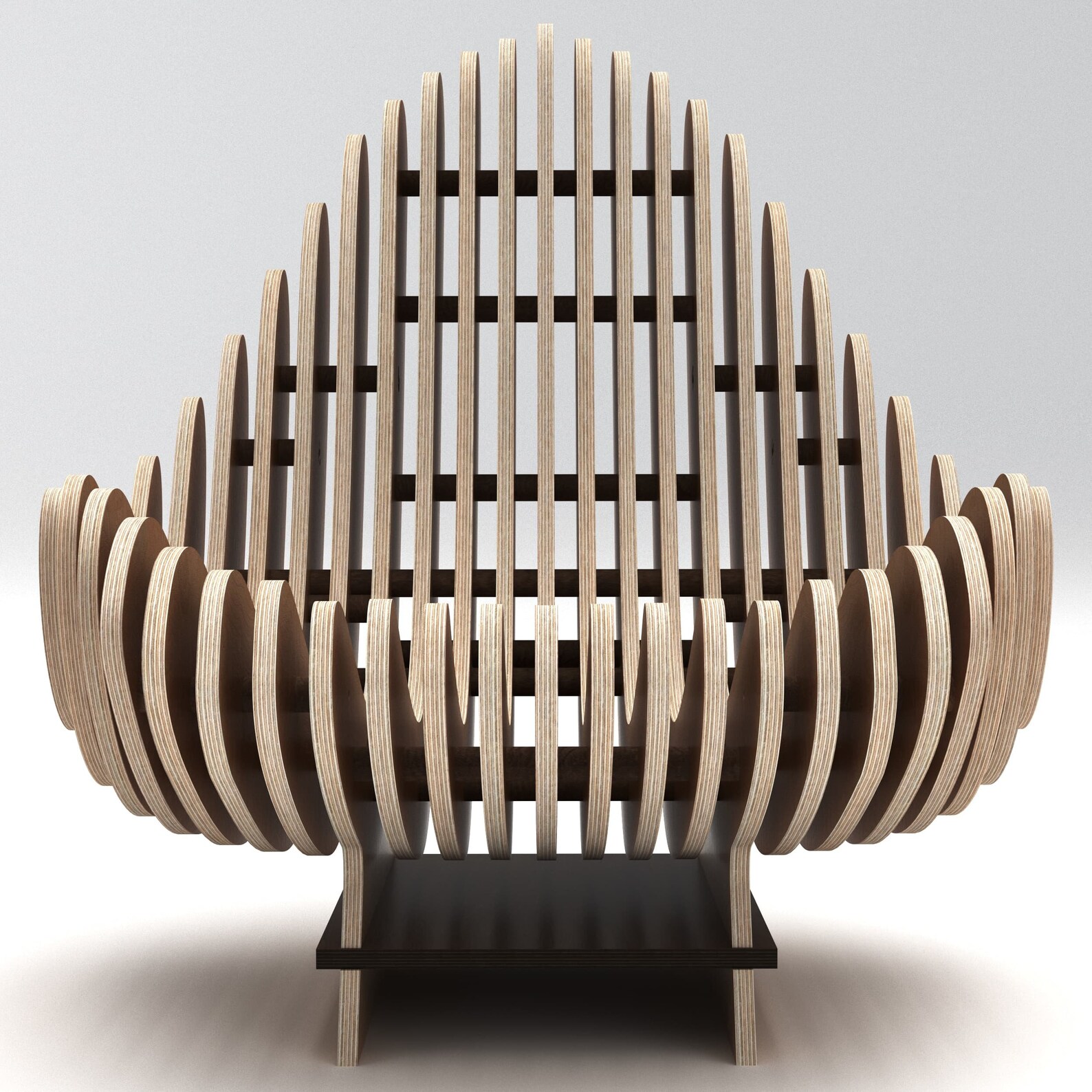 Silla Cnc Router La silla Terraform - Silla paramétrica de corte CNC - Etsy España
