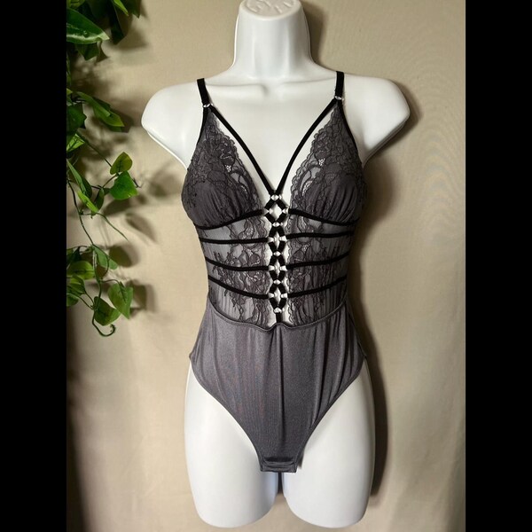 Fishnet Lingerie Costume Bodysuit - After-Dark Fantasy Energy