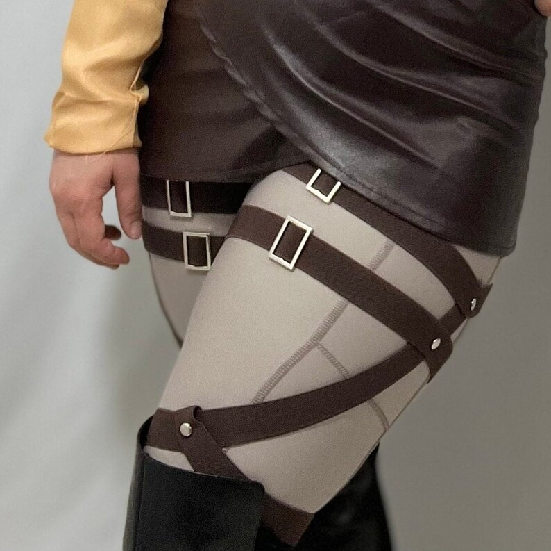 AOT Thigh & Knee Straps Set Attack on Titan Season 13 ODM Etsy